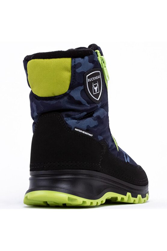 BUCK1102 Dasdas Camo Water-Resistant Erkek Çocuk Lacivert Kar Botu