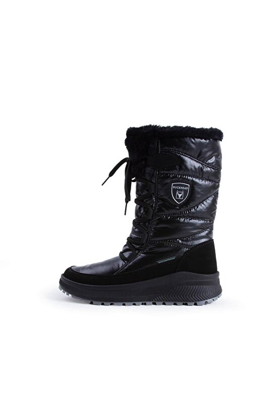 1130 Felix Waterproof Kadın Kar Çizme Siyah