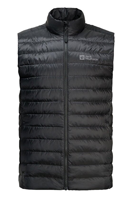 Pilvi Down Erkek Siyah Outdoor Kaz Tüyü Yelek