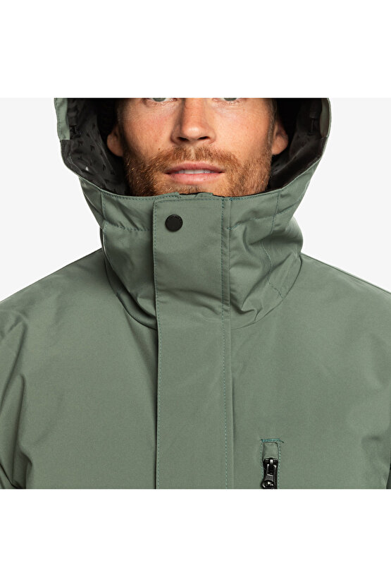 Mission Solid Jk Erkek Yeşil Snowboard Ceketi Erkek Snowboard Ceketi