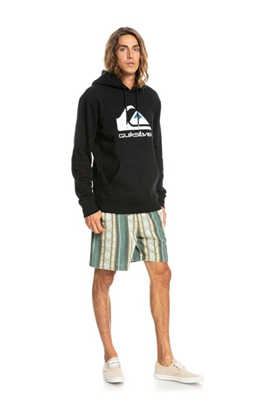 Eqyft04450-kvj0 Big Logo Hood Erkek Sweatshirt