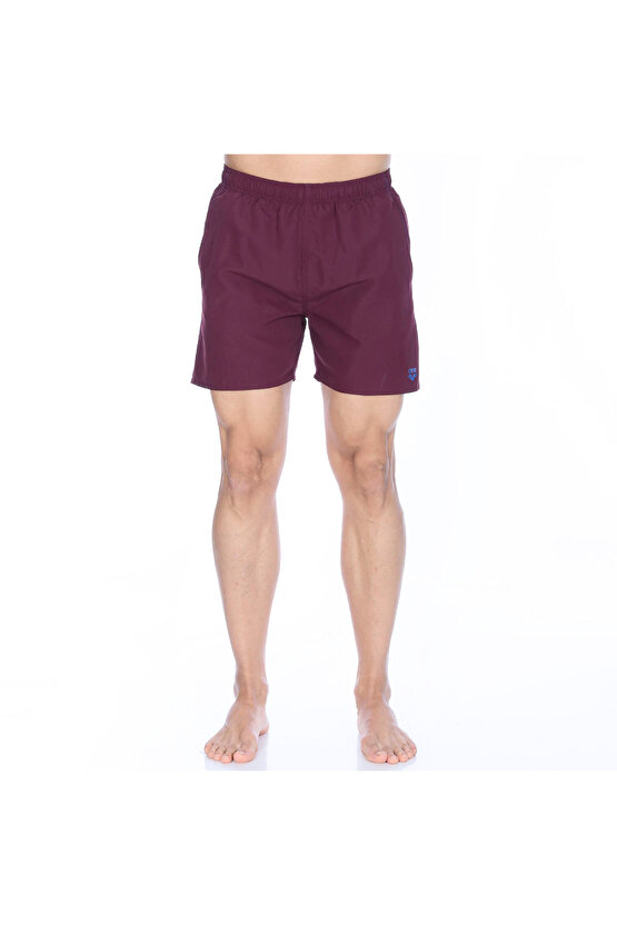 Erkek Bordo Fundamental Deniz Şortu
