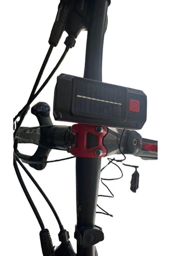 Güneş Enerjili Kornalı Bisiklet Feneri – LED Işıldak