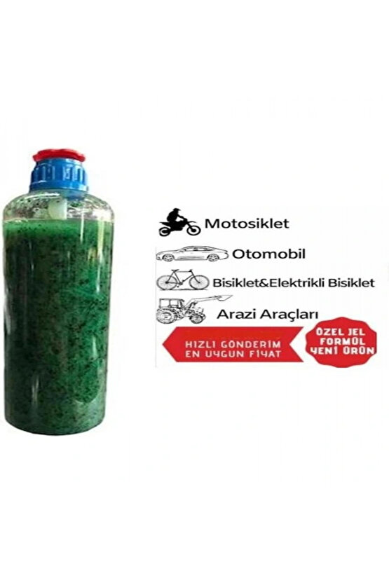 Motosiklet İş Makinası Otomobil Bisiklet Lastik Tamir Zırhı Yeşil Zırhı 380 ml
