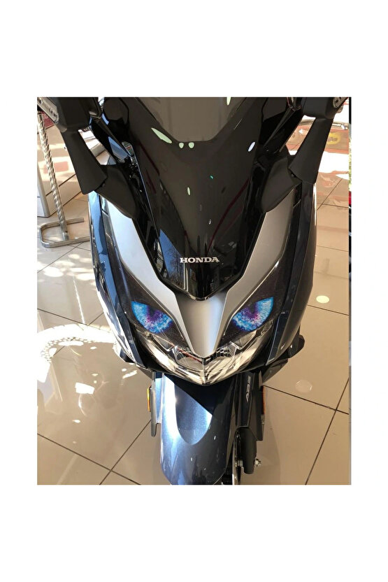 Honda PCX Far Stiker+Far Kaşı 2018-2019-2020 Uyumlu Sarı