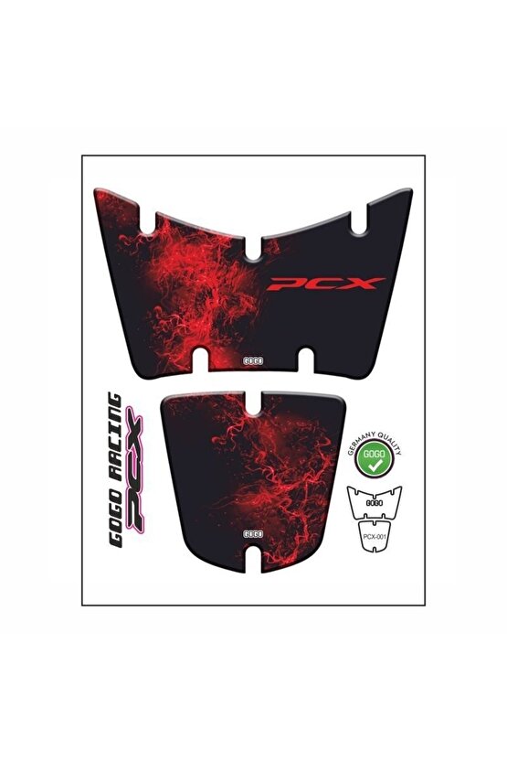 HONDA PCX 2014 - 2017 UYUMLU TANK PAD 001