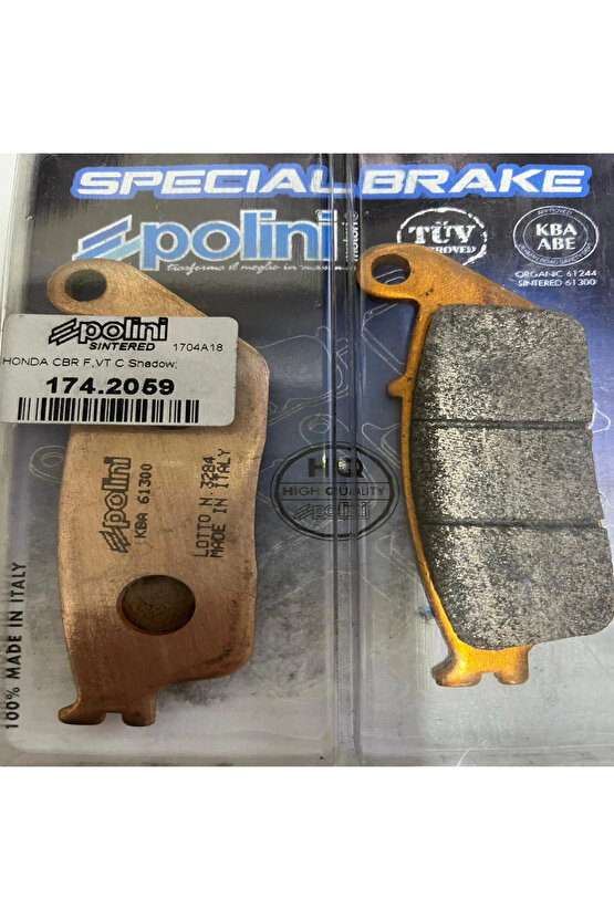 Honda Cbr 250 R Seramik Ön Fren Balatası Kawasaki J300 Kymco Xciting 250 174.2059