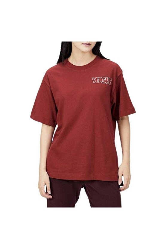 X Vogue Relaxed Kadın Kırmızı T-Shirt