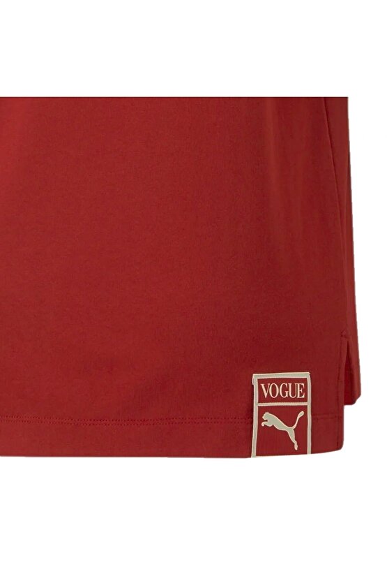 X Vogue Relaxed Kadın Kırmızı T-Shirt