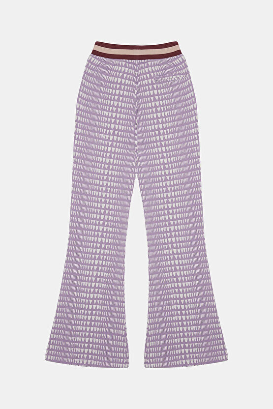 Lemlem Boru Paça Lila Kadın Spor Pantolon