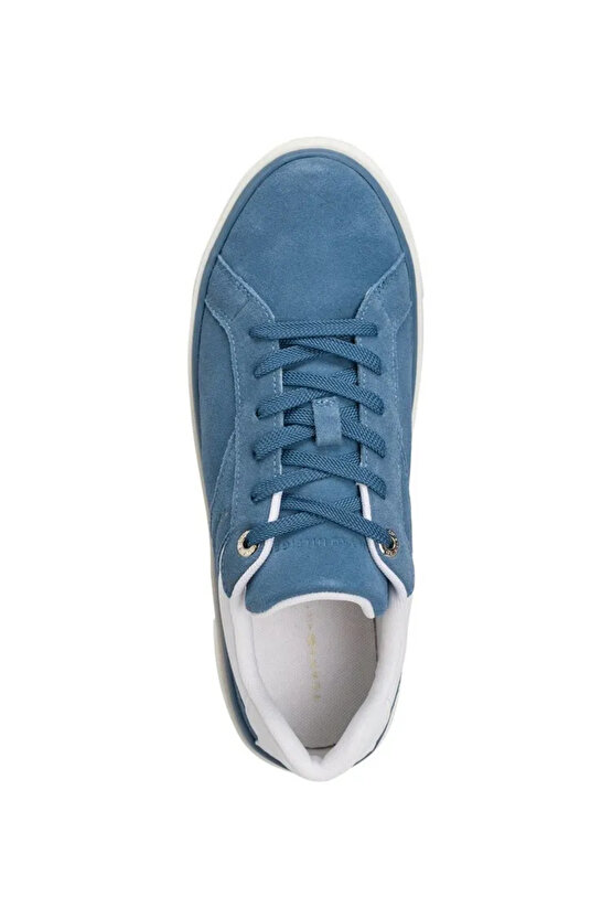 Mavi Süet Kadın Sneaker