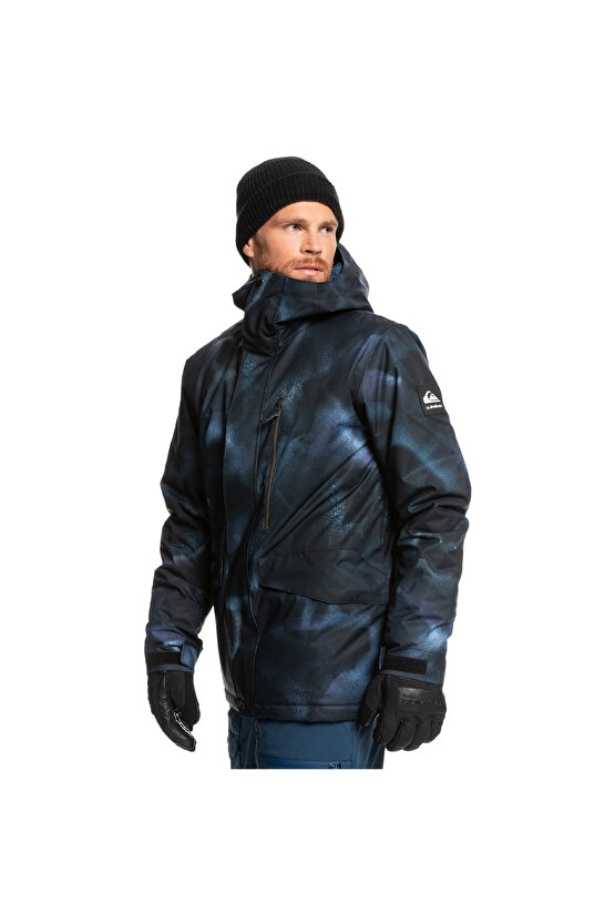 Mıssıon Prınted Mavi Erkek Kayak Montu