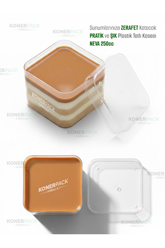 Plastik Magnolya Kasesi ,mika Sert Plastik Tatlı Kasesi , 12 Adet Kapaklı