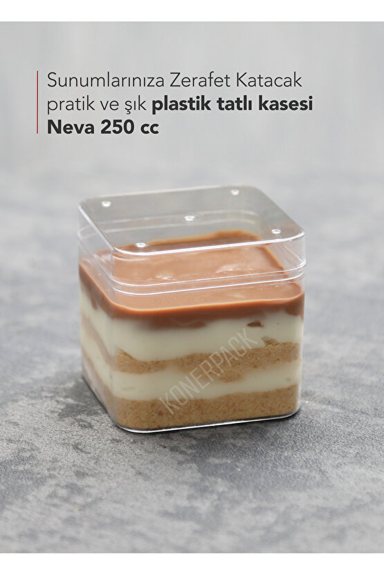 Plastik Magnolya Kasesi ,mika Sert Plastik Tatlı Kasesi , 12 Adet Kapaklı