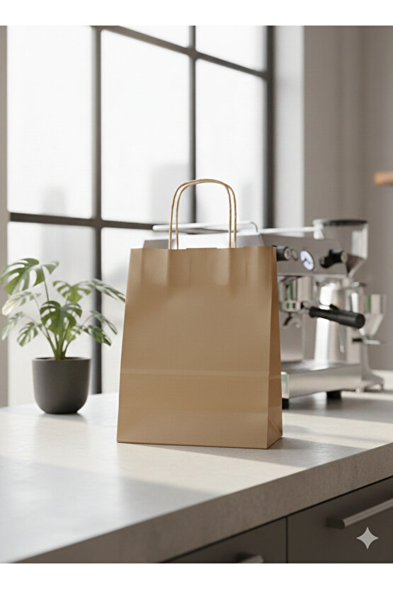 31X12x41 KRAFT KARTON ÇANTA (25’Lİ)