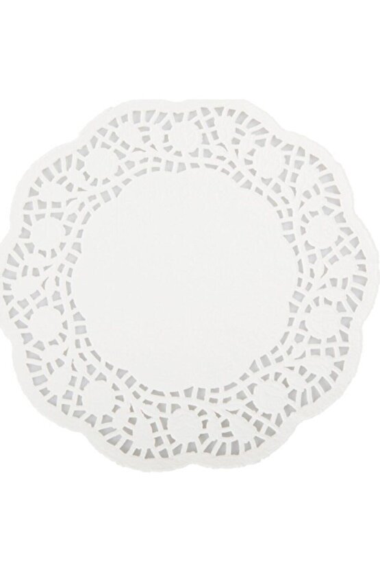 Kağıt Dantel Bardak Altlığı 500 Adet 9 Cm Çay Bardağı Altı Sunum Kağıdı