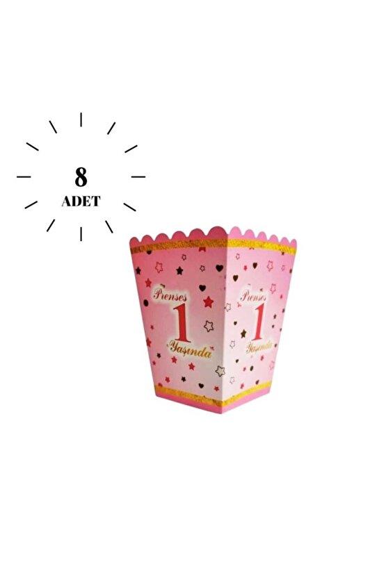 1 Yaş Pembe Mısır Kutusu 8 Li