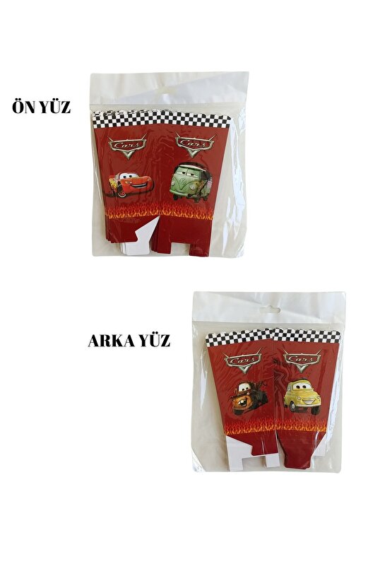 Arabalar Mısır, Cips Kutusu (Cars Popcorn) 8Li