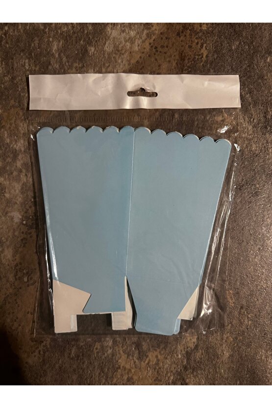 Partycom mavi 8’li karton mısır popcorn kutusu