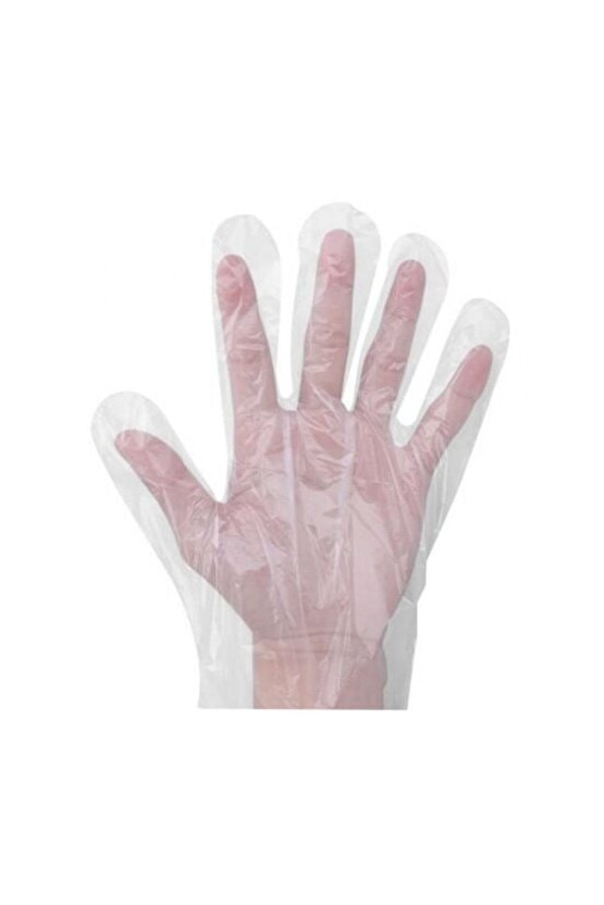 Polietilen Şefaf Eldiven 500 Adet 5 Paket