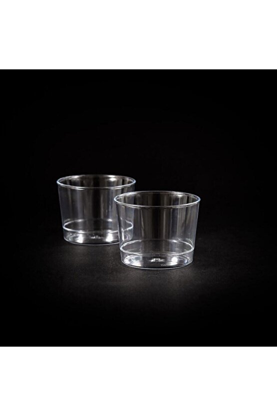 Sert Plastik Tatlı Kasesi Magnolya Kabı 180cc Kapaksız 30 Lu