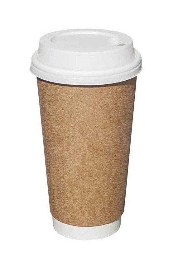 14-16 oz Sıcak İçecek Kapağı Beyaz 100lü