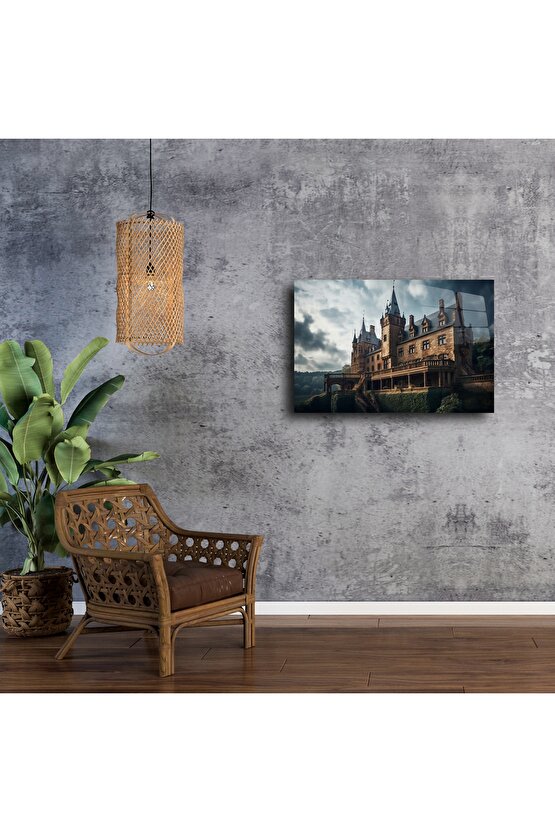 Gotik Şato Cam Tablo