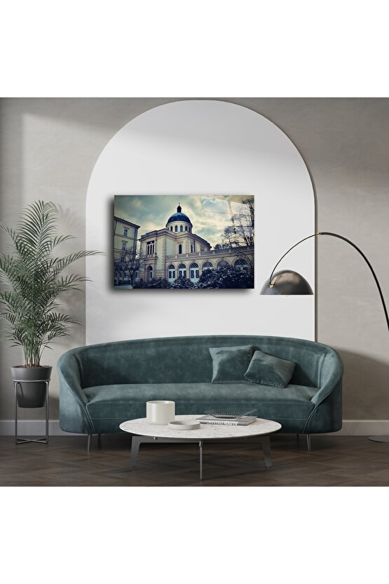 Avrupa Mimarisi Temalı Cam Tablo