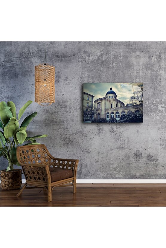 Avrupa Mimarisi Temalı Cam Tablo
