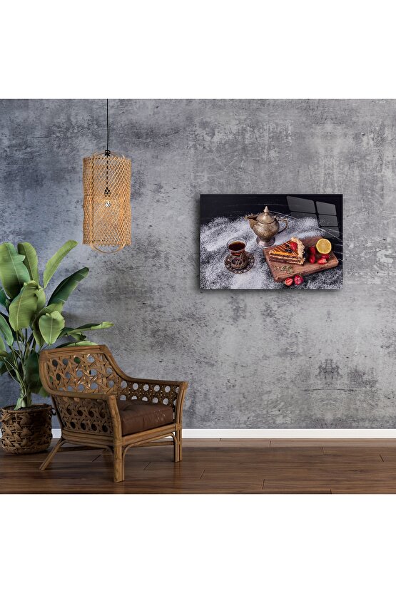 Türk Kahvesi ve Pasta Sanat Baskısı