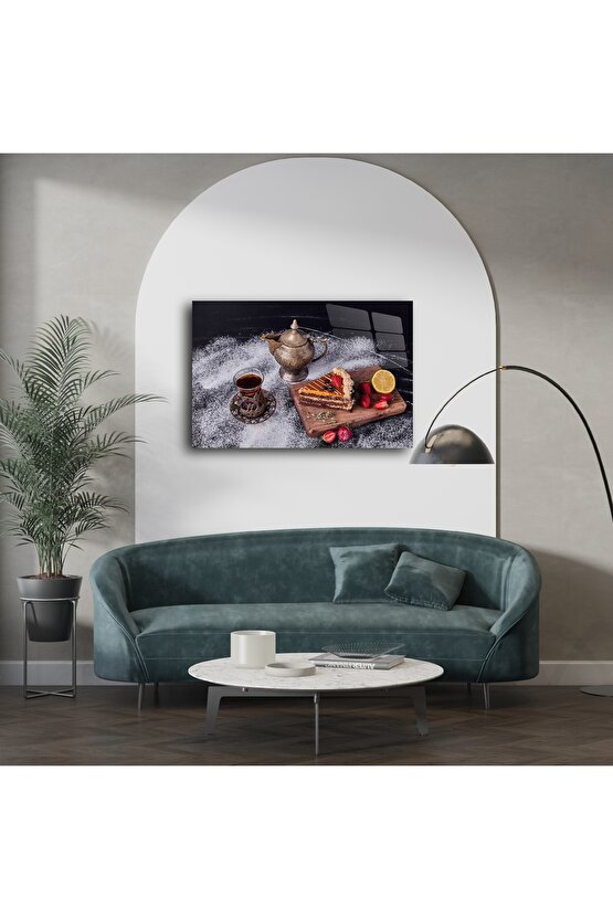 Türk Kahvesi ve Pasta Sanat Baskısı