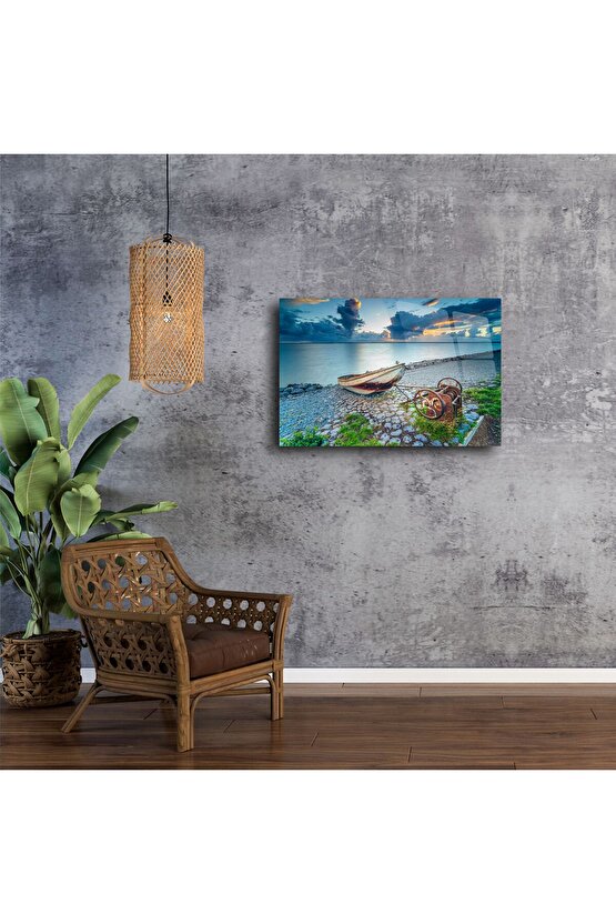 Cam Tablo Deniz Manzaralı