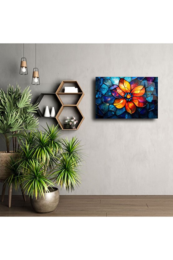 Modern Cam Duvar Tablosu