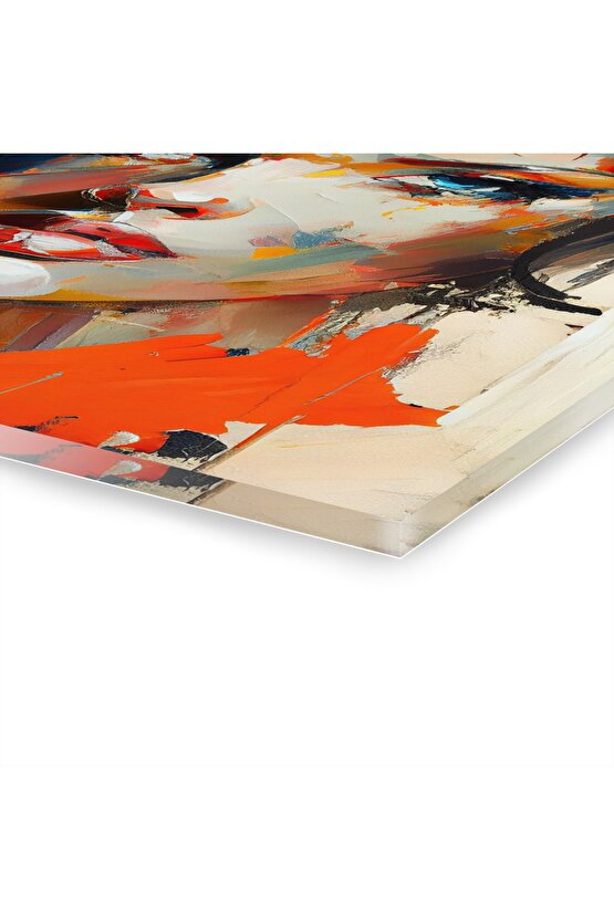 Kadın Model Cam Tablo Duvar Dekoru 9