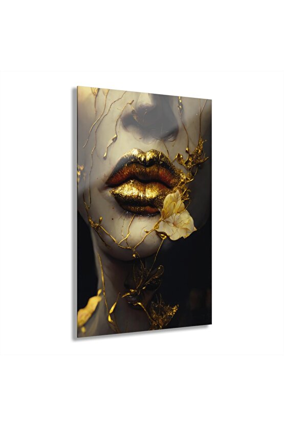 Kadın Model Cam Tablo Duvar Dekoru 17