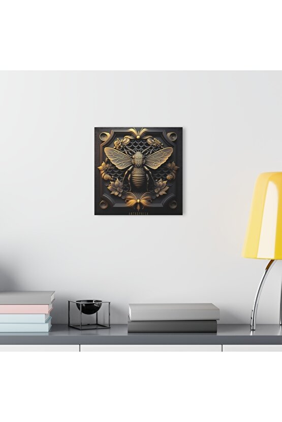 3d Arı Cam Tablo Duvar Dekoru