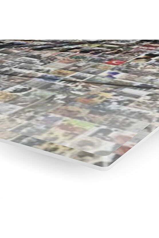 Atatürk Model 2 Cam Tablo Duvar Dekoru