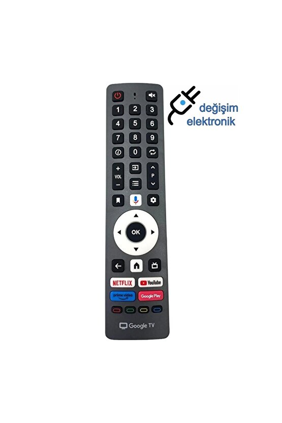 Botech Wismann Android Google Tv Kumandası Mikrofonsuz