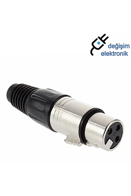 Mikrofon Jackı Canon Dişi Fiş 1 Adet