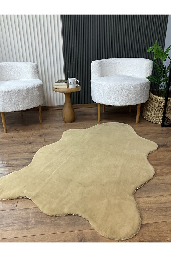 Tavşan Tüyü Post Peluş Ultra Yumuşak Post Puffy Cappuccino