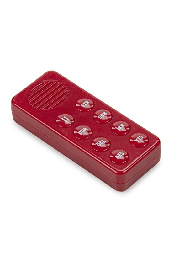 NAMAZ ÖĞRETEN SESLİ SECCADE (KIRMIZI NAMAZ ÖĞRETEN CİHAZ NAMAZ HOCASI KİTABI VE PİL HEDİYE)