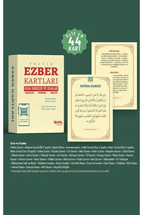 Ezber Kartları (Pratik Ezber Kartları) Kısa Sureler