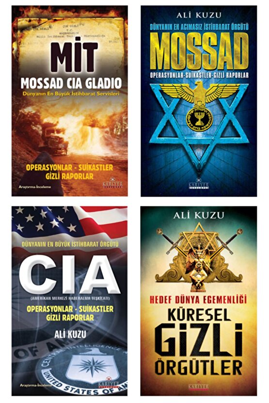 Büyük Istihbarat Örgütleri Seti - 4 Kiitap
