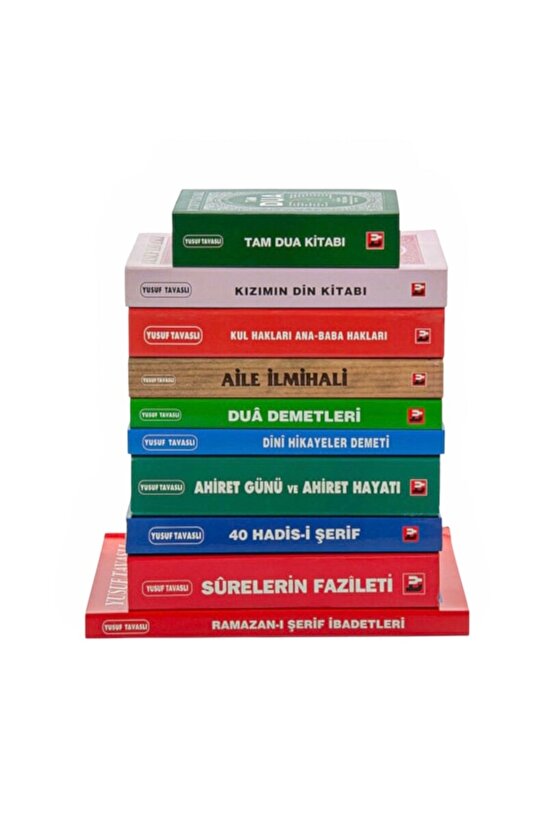 Yusuf Tavaslı Temel Dini Bilgiler Aile Seti - 10 Kitap Takım Kitap