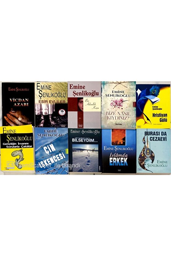 Emine Şenlikoğlu Serisi 10 Kitap Hristiyan Gülü Set
