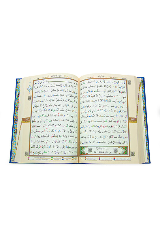 Tecvidli Kuranı Kerim - Termo Deri - Rahle Boy - Lacivert Renkli - Ayfa Yayınevi - Bilgisayar Hatlı