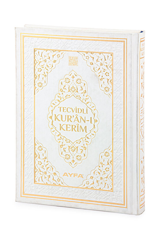Tecvidli Kuranı Kerim - Termo Deri - Rahle Boy - Beyaz Renkli - Ayfa Yayınevi - Bilgisayar Hatlı