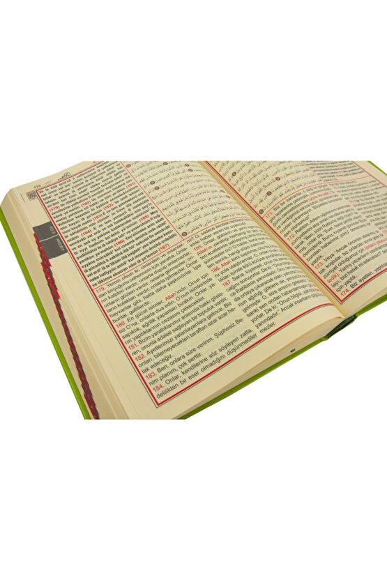 Arapça - Türkçe Okunuş Ve Mealli Kuranı Kerim Rahle Boy Sesli - Üçlü Kuran -