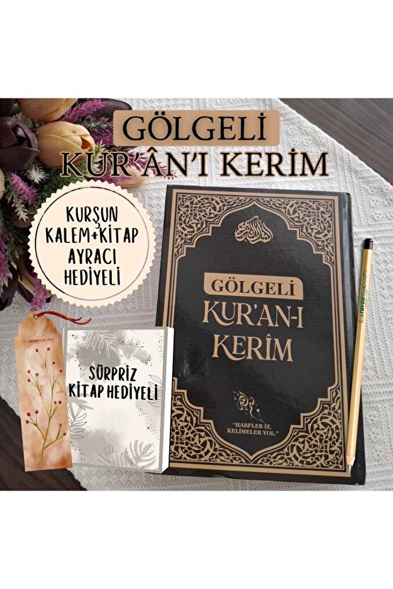 Gölgeli Kuran-ı Kerim (SİYAH)  Kolektif   Kalem Hediyeli