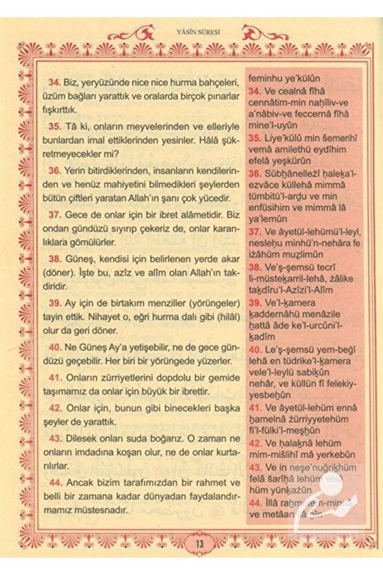 Büyük Cevşen ve Türkçe Meali (Orta Boy) Transkriptli Türkçe Okunuşu & Ashab-ı Bedir ve Celcelütiy...